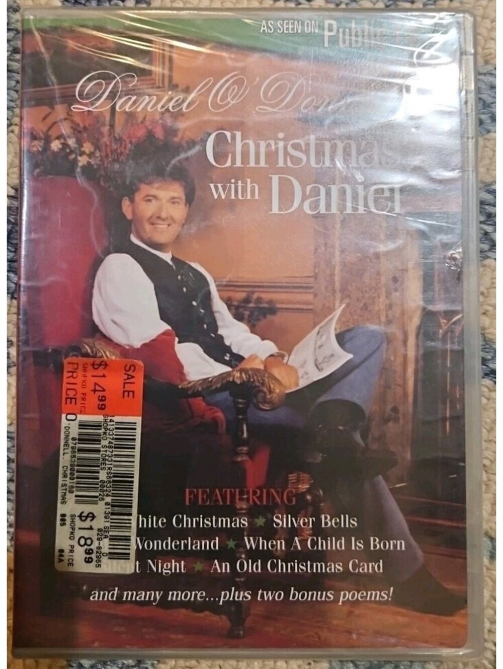 Daniel O’Donnell: Christmas with Daniel (DVD) NEW